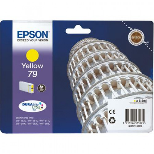 Epson T79144010 Tintapatron Workforce Pro WF-5110 WF-5690sárga 0,8k