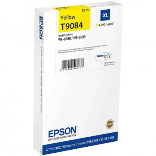 Epson C13T908440 Tintapatron Workforce Pro WF-6090 WF-6590sárga 4k