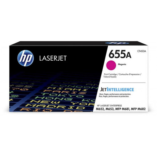 HP CF453A Lézertoner Color LaserJet M681 M682 nyomtatókhoz655A magenta 10,5k