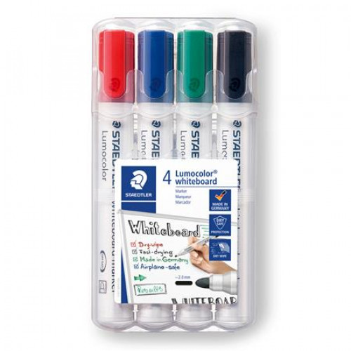 Staedtler Táblamarker készlet 2mm kúposLumocolor 351 4 szín