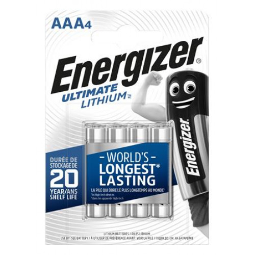 Energizer Elem AAA mikro 4dbLítium Ultimate Lithium