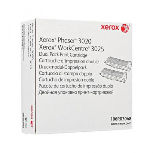 Xerox 106R03048 Lézertoner Phaser 3020NI WC3025NI nyomtatóhozfekete 3k