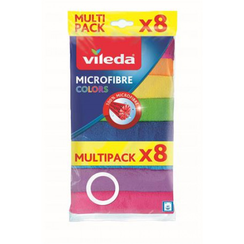 Vileda Törlőkendő mikroszállalMicrofibre 8 Colors