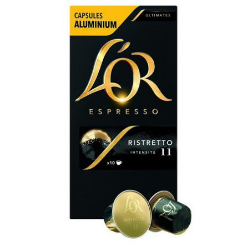 Jacobs Douwe Egberts Kávékapszula 10dbL`OR Ristretto