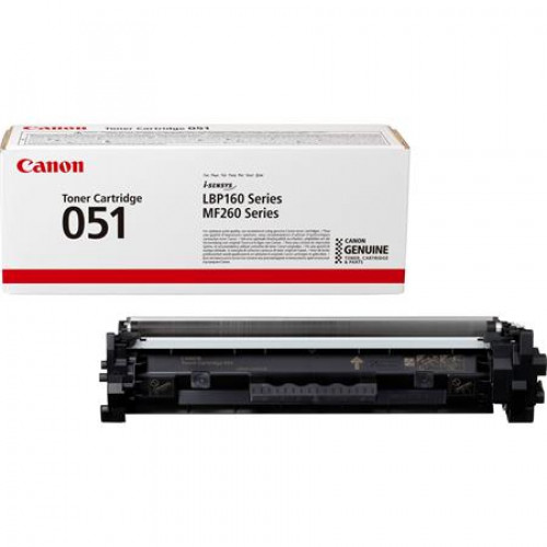 Canon CRG-051 Lézertoner i-SENSYS LBP162dw MF269dw MF267dw MF264dw nyomtatókhozfekete 1,7k