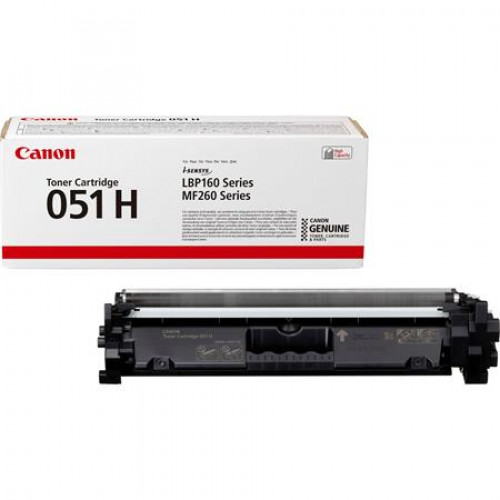 Canon CRG-051H Lézertoner i-SENSYS LBP162dw MF269dw MF267dw MF264dw nyomtatókhozfekete 4,1k