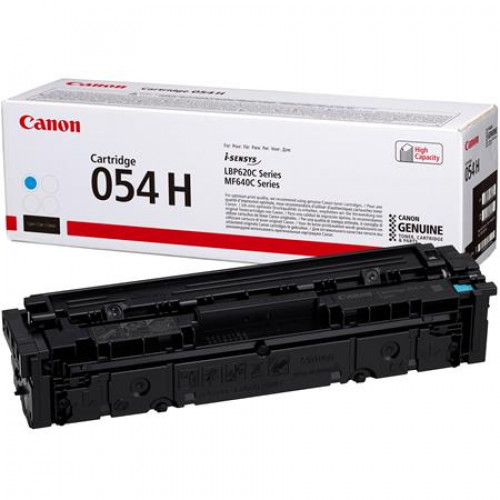 Canon CRG-054H Lézertoner i-Sensys LBP621 623 MF641 643 nyomtatókhozcián 2,3k