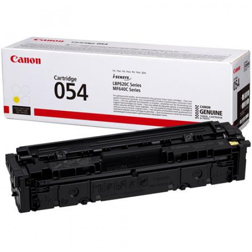 Canon CRG-054 Lézertoner i-Sensys LBP621 623 MF641 643 nyomtatókhozsárga 1,2k