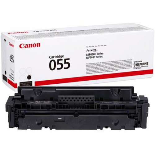 Canon CRG-055 Lézertoner i-Sensys LPB663 664 MF742 744 746 nyomtatókhozfekete 2,3k