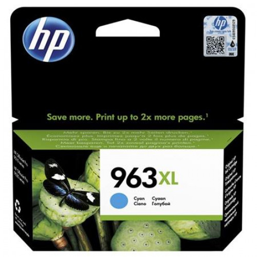 HP 3JA27AE Tintapatron OfficeJet Pro 9010 9020 nyomtatókhoz963XL cián 1600 oldal