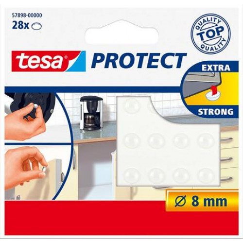 Zaj- és csúszásgátló korong 8mm Tesa Protect átlátszó