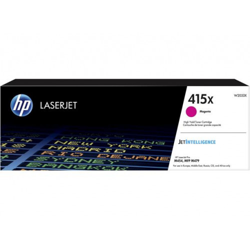 HP W2033X Lézertoner Color LaserJet Pro M454 MFP M479 nyomtatókhoz415X magenta 6k