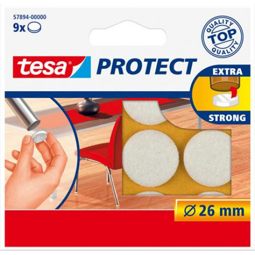 Filckorong karcolásgátló 26mm Tesa Protect fehér