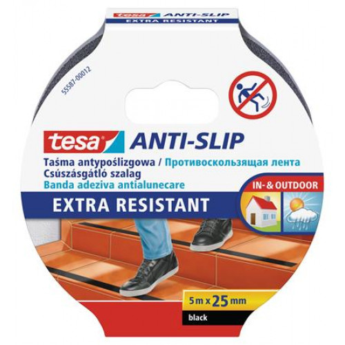 Tesa Csúszásgátló szalag 25mmx5mAnti-slip fekete