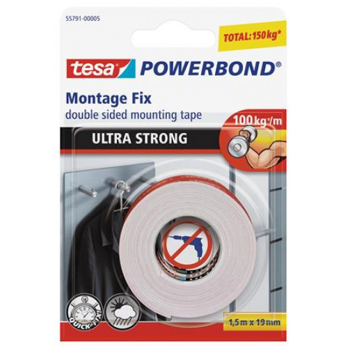 Tesa Ragasztószalag kétoldalas ultra erős 19mmx1,5mPowerbond