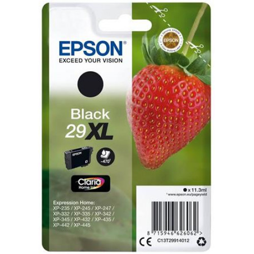 Epson T29914012 Tintapatron XP245 nyomtatóhozfekete 11,3ml