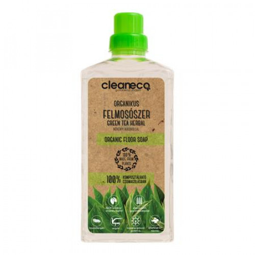 Cleaneco Padló-és felülettisztító 1lorganikus Green tea herbal