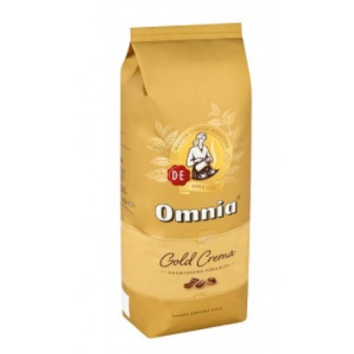 Kávé pörkölt szemes 1000g Douwe Egberts Omnia Gold Crema