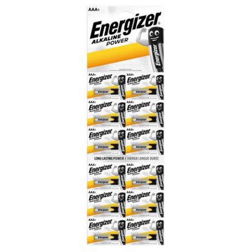 Energizer Elem AAA mikro 12db egyesével téphetőAlkaline Power Kartella