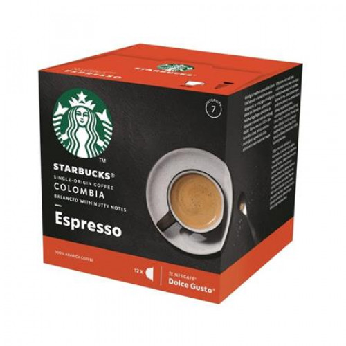 Starbucks Kávékapszula 12dbby Dolce Gusto Espresso Colombia Medium Roast