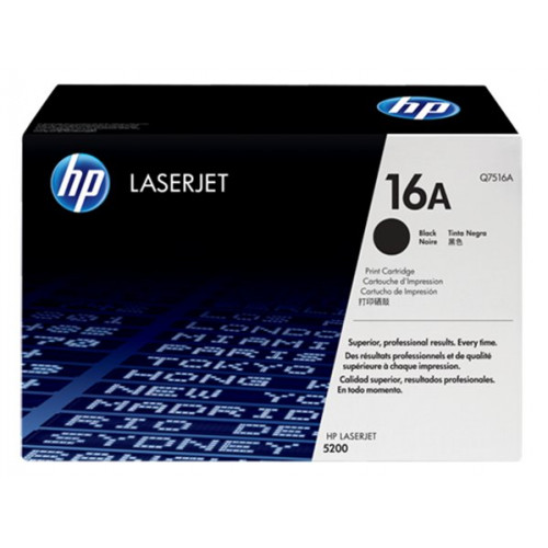 Hp Q7516A Lézertoner LaserJet 5200fekete 12k