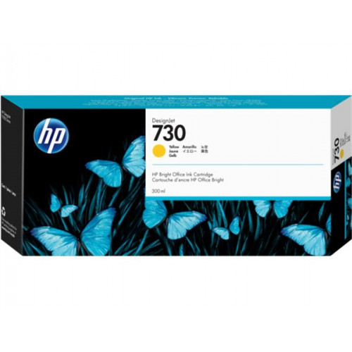 Hp P2V70A XL Tintapatron DesignJet T1600 T1700 T2600 nyomtatókhoz730 sárga 300 ml