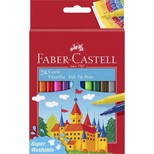 Faber-Castell Filctoll készlet24 különböző szín