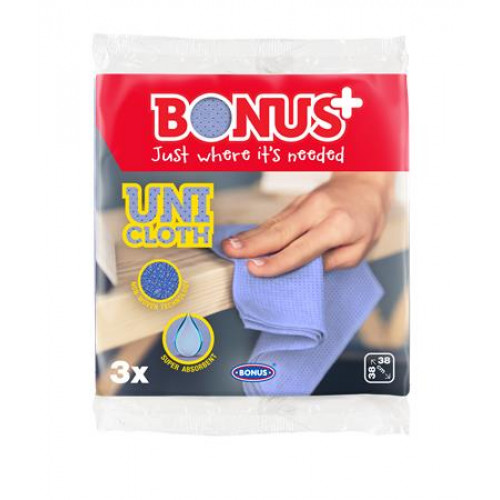 Bonus Törlőkendő univerzális 3dbUni Cloth