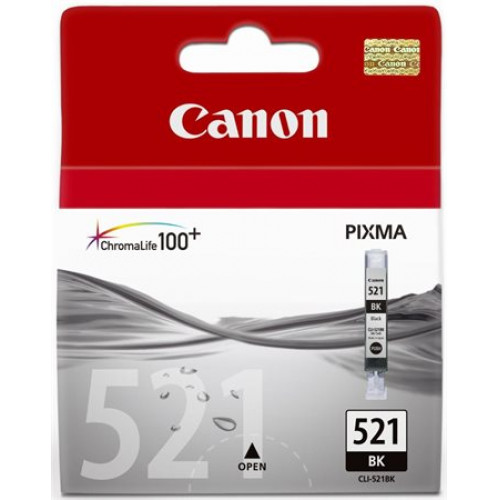 Canon Tintapatronfekete 9ml CLI-521B /521/