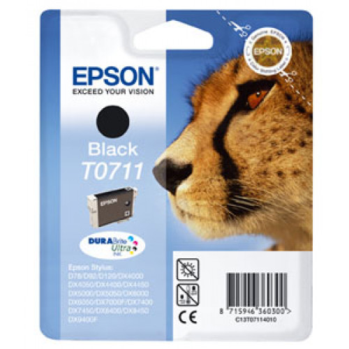 Epson Tintapatronfekete 7,4ml T07114011