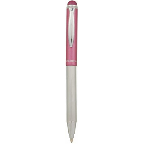 Zebra Golyóstoll 0,24 mm teleszkópos acél pink tolltestTelescopic Metal Stylus kék