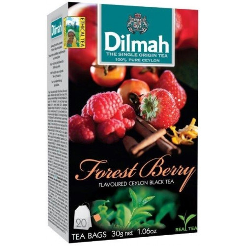 Fekete tea 20x1,5g Dilmah Erdei gyümölcs - Forest Berry