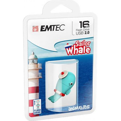 Emtec Pendrive 16GB USB 2.0Whale