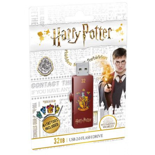 Emtec Pendrive 32GB USB 2.0Harry Potter Gryffindor