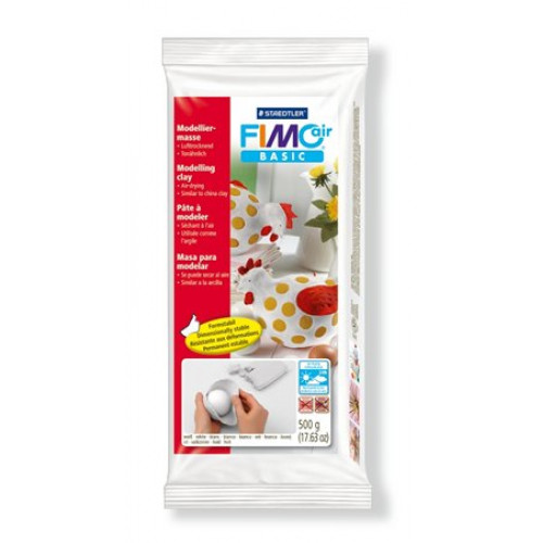 Fimo Gyurma 500g levegőre száradóAir Basic fehér