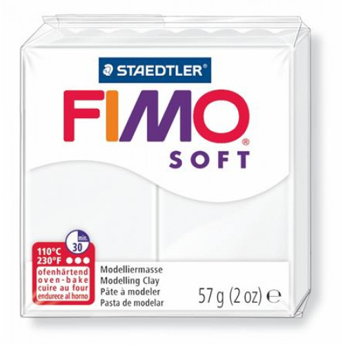 Fimo Gyurma 57g égethetőSoft fehér