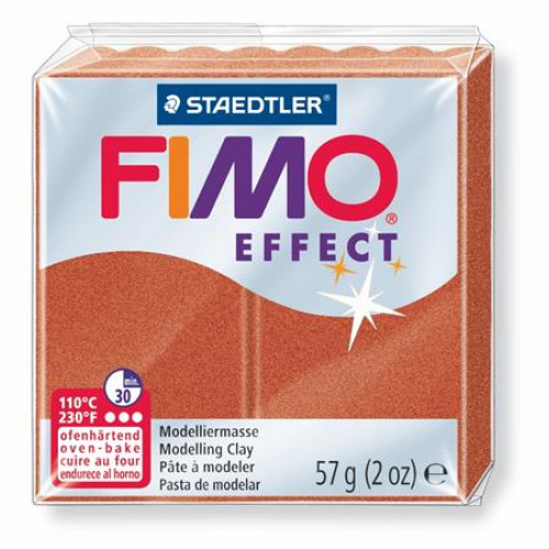 Fimo Gyurma 57g égethetőEffect metál vörösréz