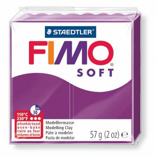 Fimo Gyurma 57g égethetőSoft bíborlila