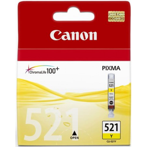 Canon Tintapatronsárga 9ml CLI-521Y /521/