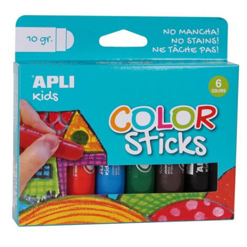 Apli Tempera stift készletKids 6 különböző szín