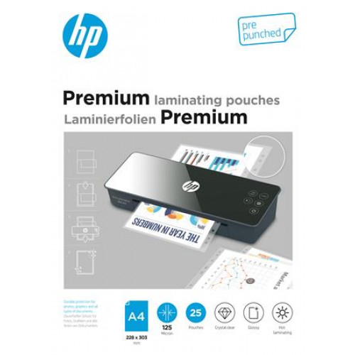 HP Meleglamináló fólia 125 mikron A4 fényes 25dbPremium