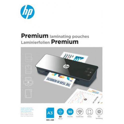 HP Meleglamináló fólia 80 mikron A3 fényes 50dbPremium