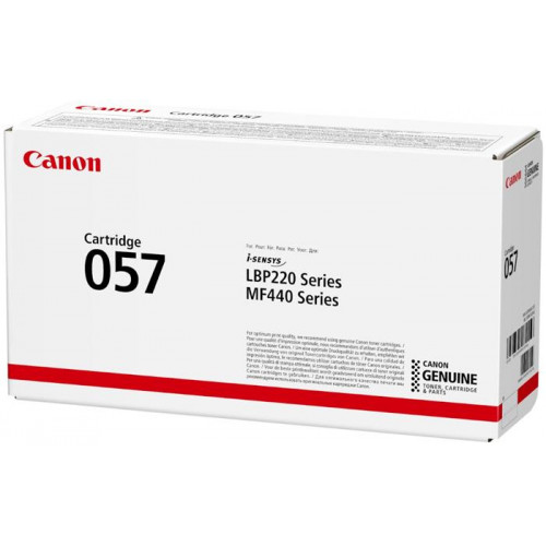 Canon CRG-057 Lézertoner LBP 223DW MF445DNWF nyomtatóhozfekete 3,1k