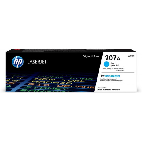 HP W2211A Lézertoner Color LaserJet Pro M182N M183FW nyomtatókhoz207A cián 1,25k