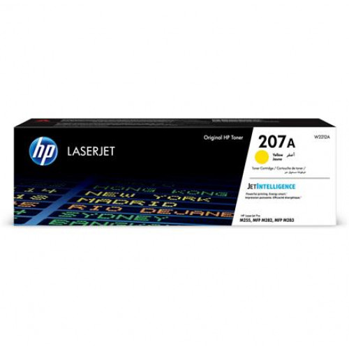 HP W2212A Lézertoner Color LaserJet Pro M182N M183FW nyomtatókhoz207A sárga 1,25k