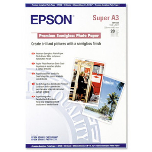 Epson Fotópapír tintasugaras A3+ 251g félfényes S041328 