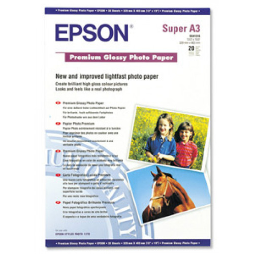 Epson Fotópapír tintasugaras A3+ 255g fényes S041316 