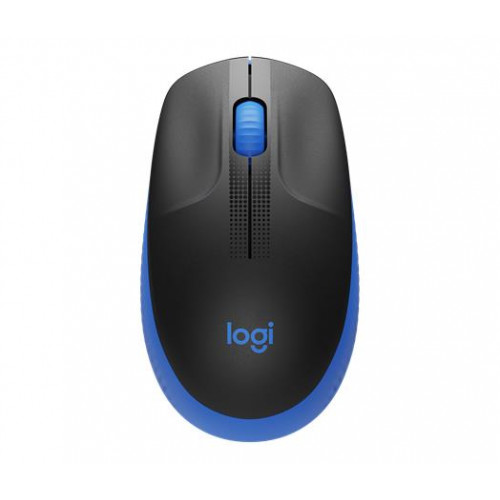 Logitech Egér vezeték nélküli optikai USBM190 kék