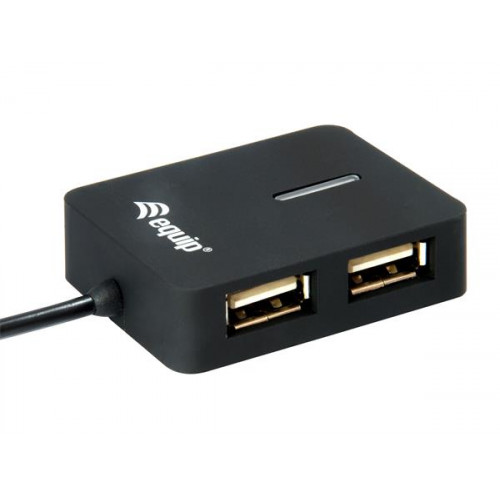 USB elosztó-HUB 4 port USB 2.0 Equip Life