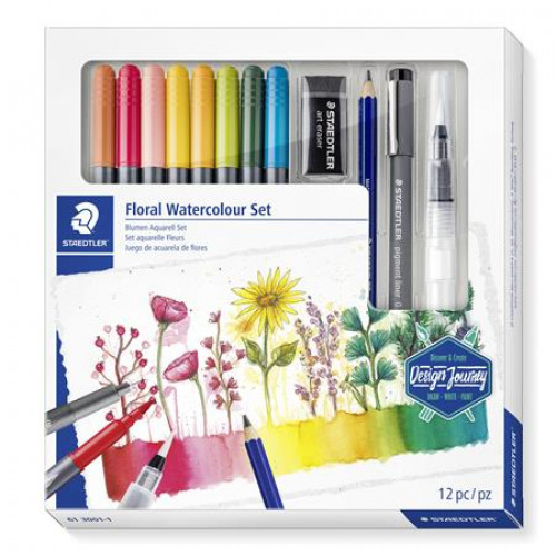 Staedtler Ecsetirón készlet kétvégűMixed Set 5 8 különböző szín